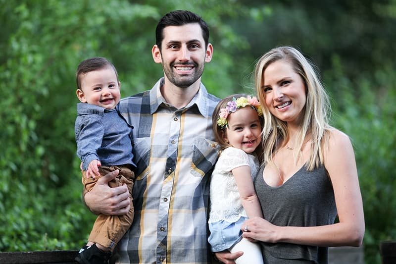 Dr. Sam Infantino with his family